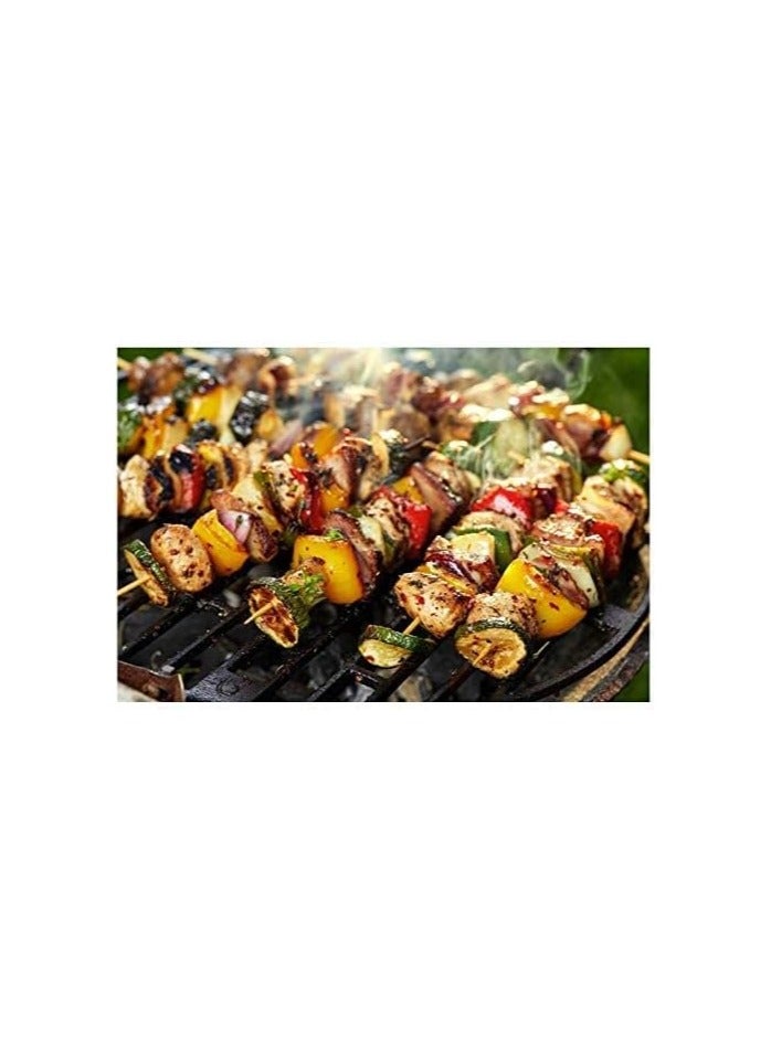 SNH Packing Bamboo Sticks Wooden Skewers Sticks 14cm Strong For BBQ Barbecue, Kebab, Marshmallow, Roasting, Chocolate Fountain, Campfire Fondue 100 Pieces. - Image 5